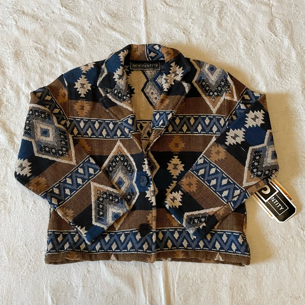 VINTAGE NWT Western Tapestry Jacket
